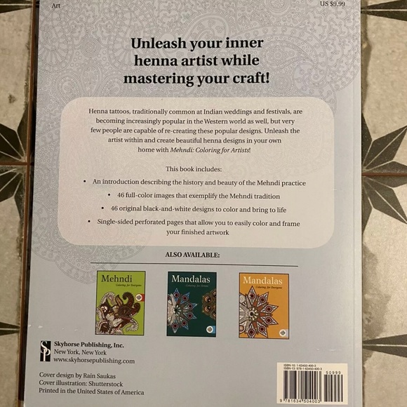 ADULT ~ COLORING BOOKS~ASSORTED ~L OT OF 5 ~S KYHORSE PUPLISHING … - Picture 3 of 16